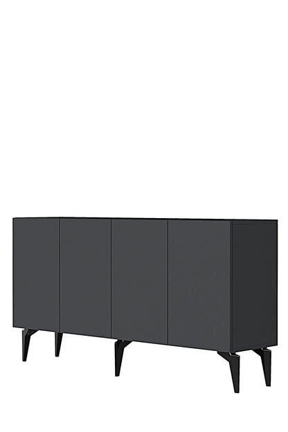 Κονσόλα Μπουφές 125x75x32 εκ Ανθρακί 555CHM1556