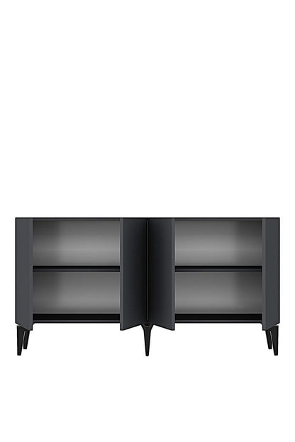 Κονσόλα Μπουφές 125x75x32 εκ Ανθρακί 555CHM1556