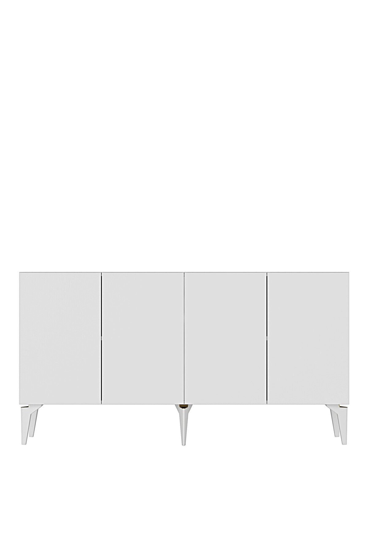 Κονσόλα Μπουφές 125x75x32 εκ Λευκό 555CHM1557