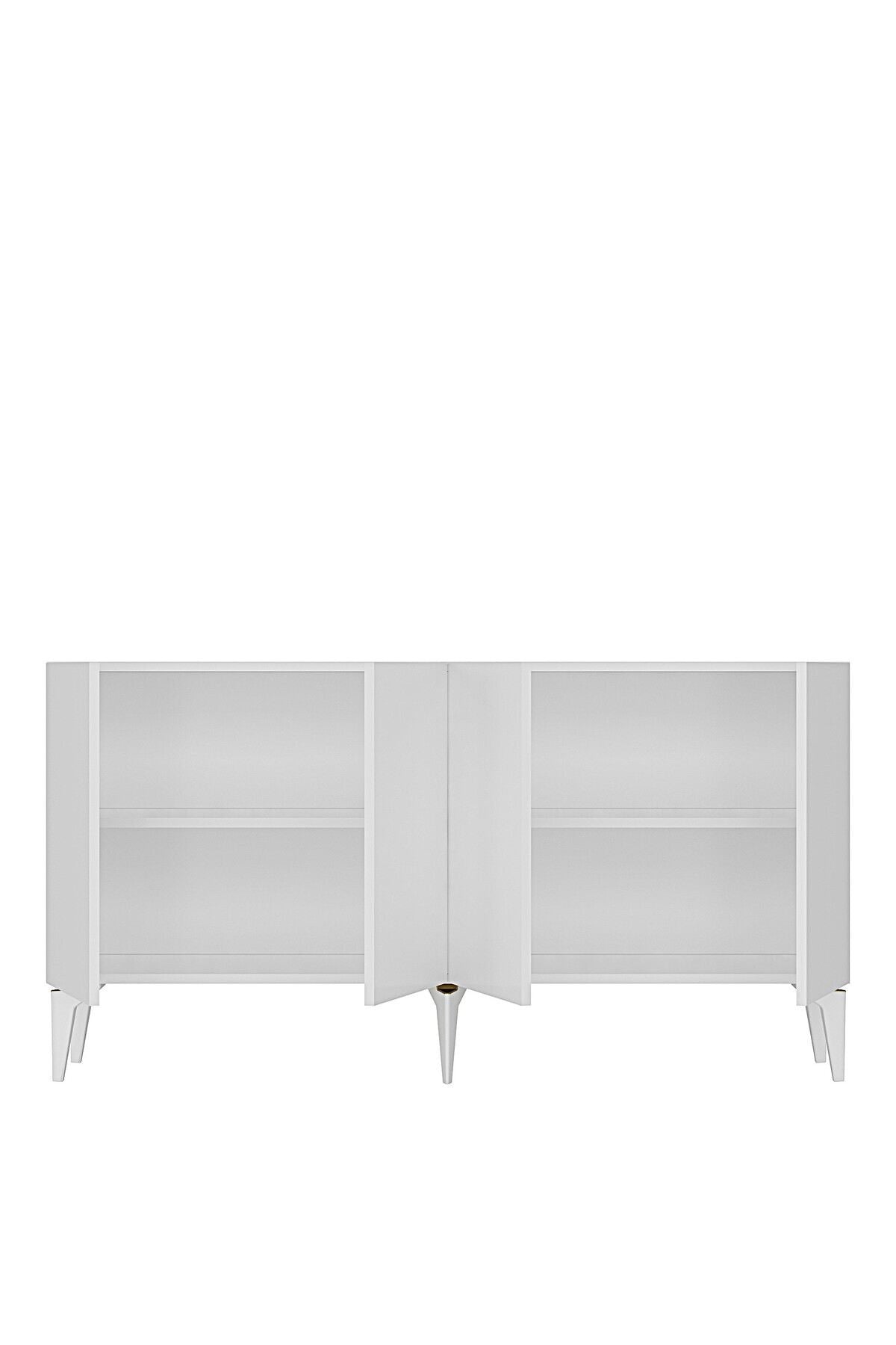 Κονσόλα Μπουφές 125x75x32 εκ Λευκό 555CHM1557