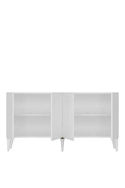 Κονσόλα Μπουφές 125x75x32 εκ Λευκό 555CHM1557