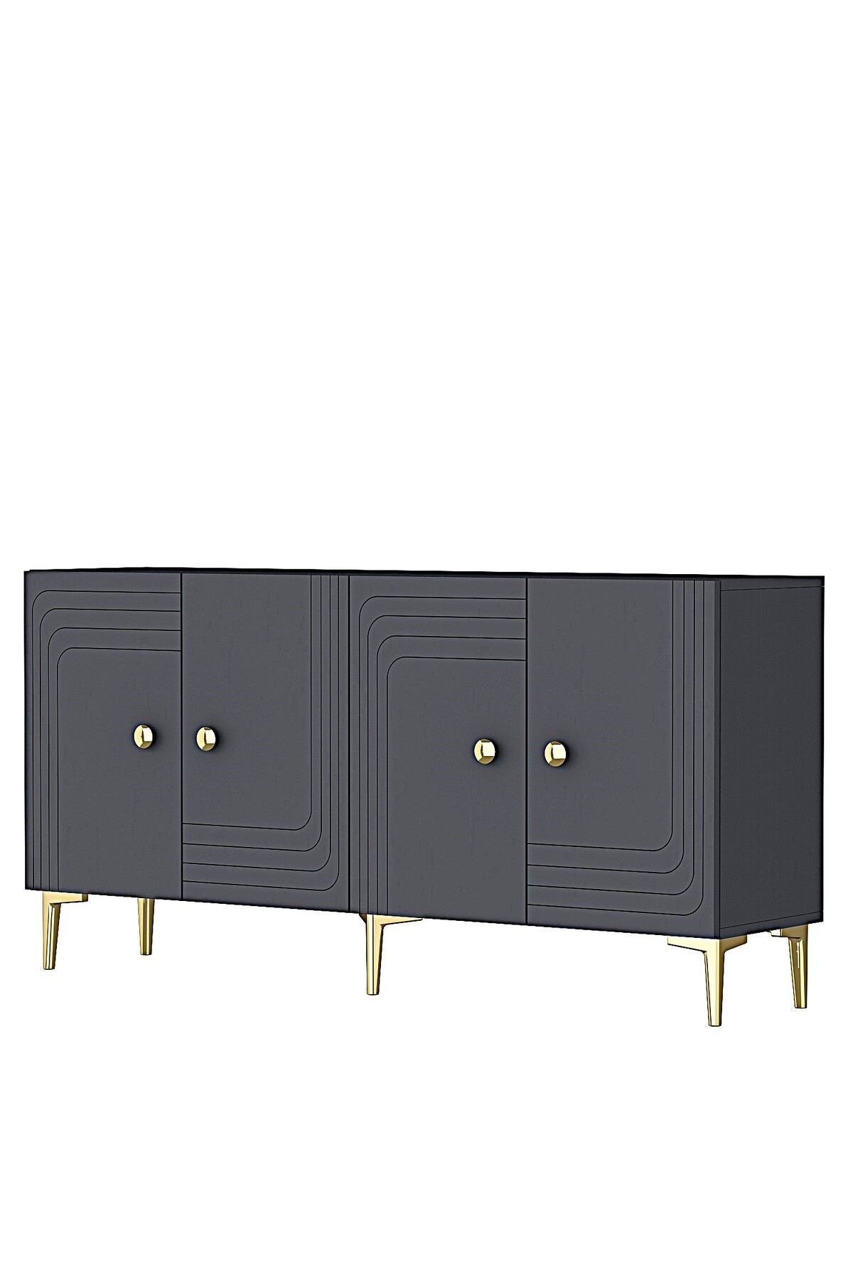 Κονσόλα Μπουφές 150x75x32 εκ Ανθρακί 555CHM1581
