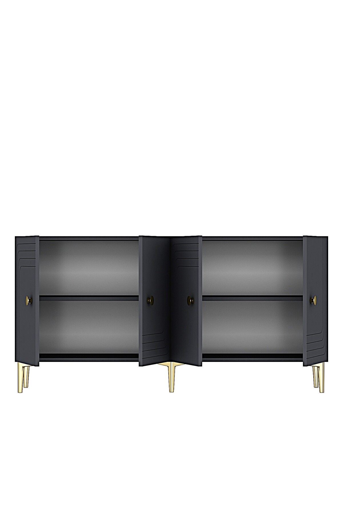 Κονσόλα Μπουφές 150x75x32 εκ Ανθρακί 555CHM1581