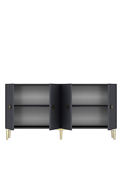 Κονσόλα Μπουφές 150x75x32 εκ Ανθρακί 555CHM1581