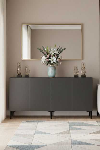 Κονσόλα Μπουφές 150x75x32 εκ Ανθρακί 555CHM1597