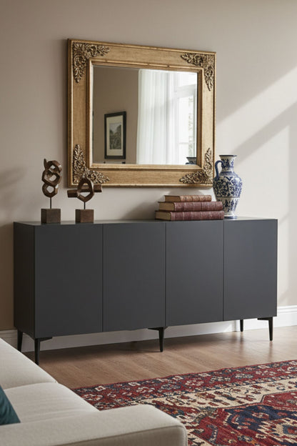 Κονσόλα Μπουφές 150x75x32 εκ Ανθρακί 555CHM1597