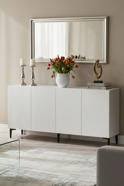 Κονσόλα Μπουφές 150x75x32 εκ Λευκό 555CHM1598