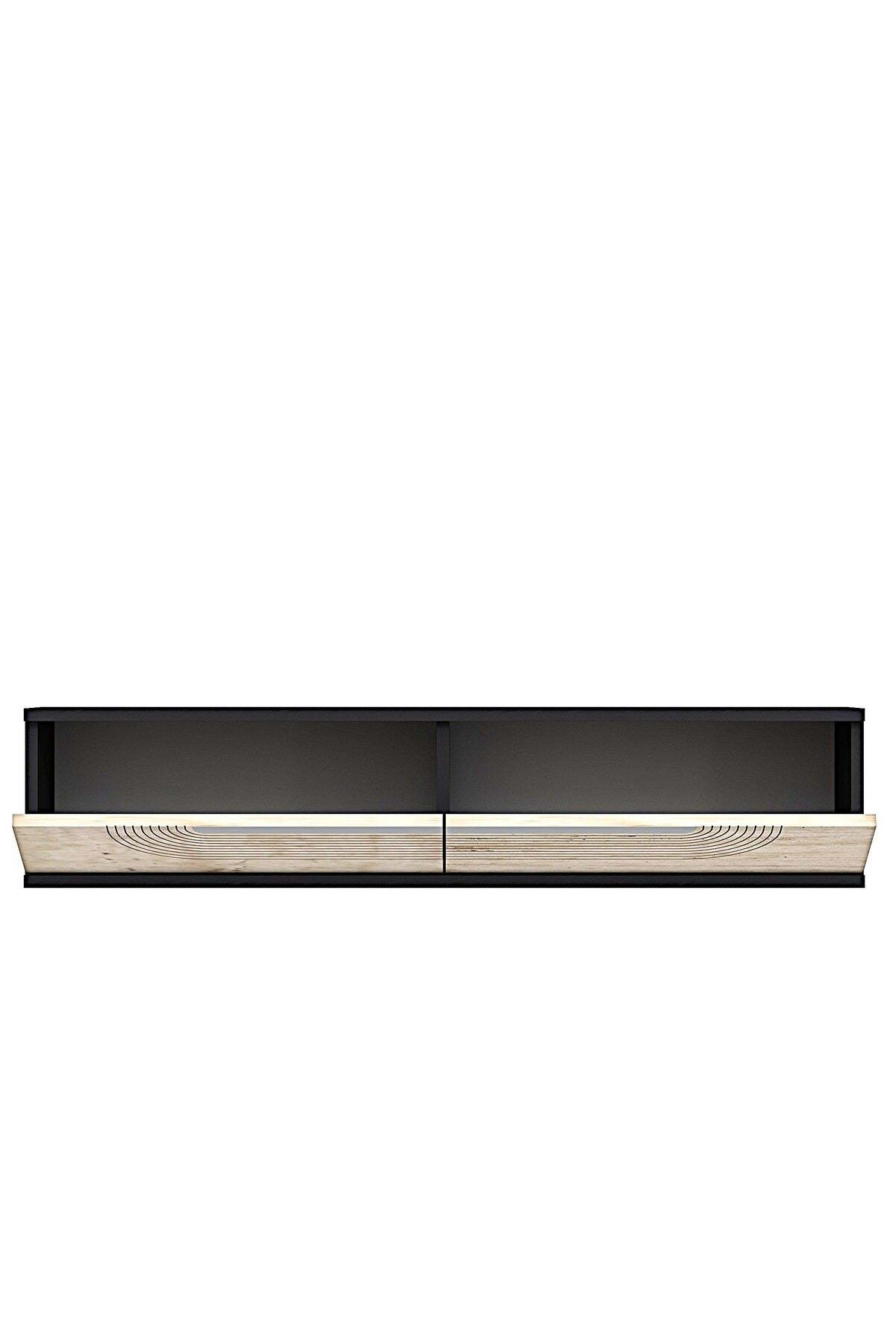 Συρταριέρα 120x25.5x29.6 εκ Ανθρακί / Travertine / Ασημί 555CHM1603
