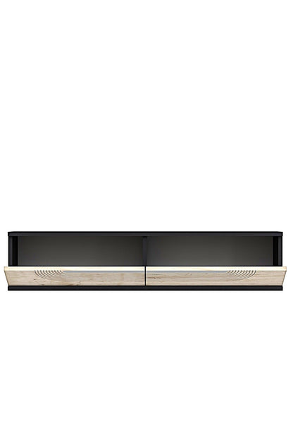 Συρταριέρα 120x25.5x29.6 εκ Ανθρακί / Travertine / Ασημί 555CHM1603