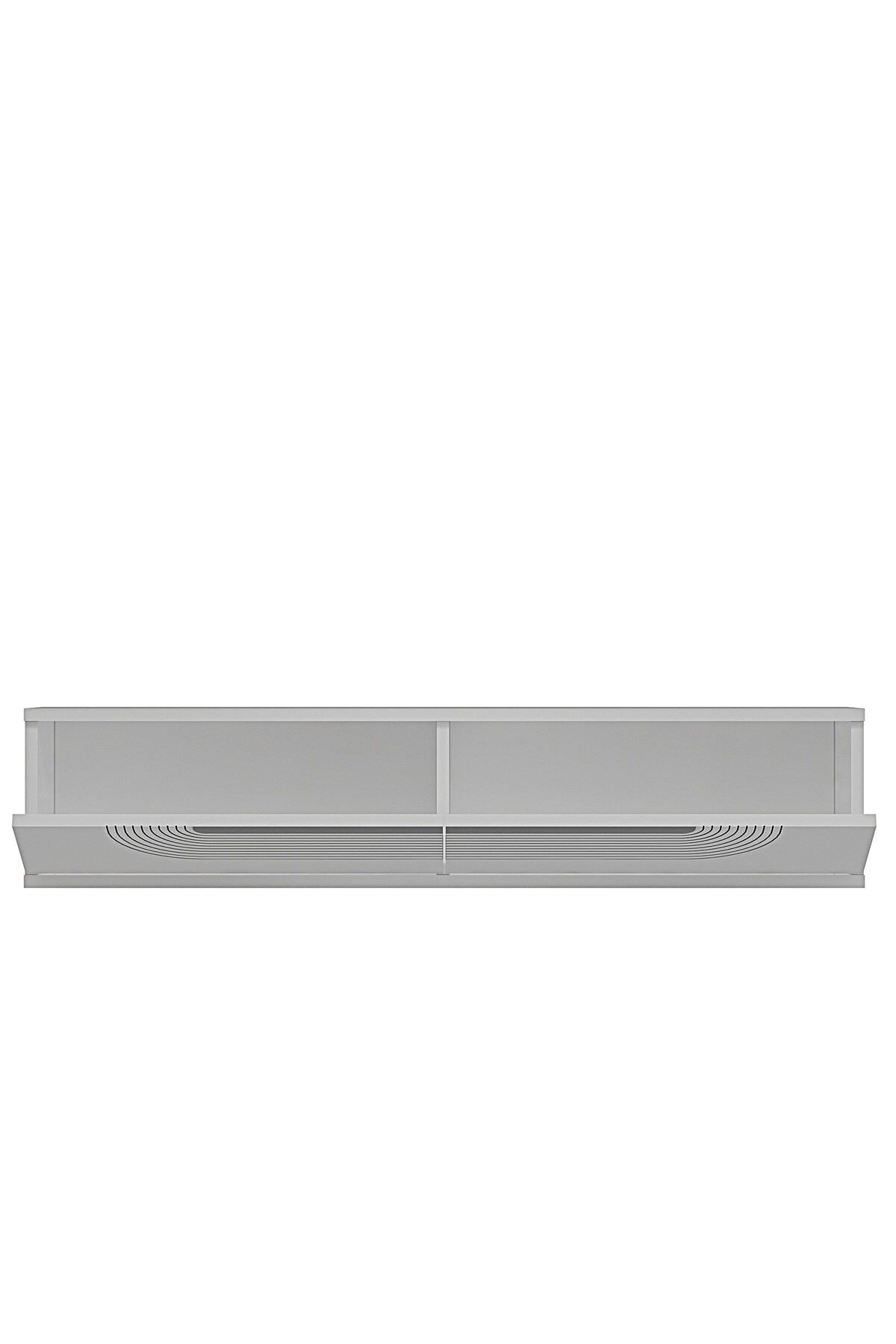 Συρταριέρα 120x25.5x29.6 εκ Λευκό / Ασημί 555CHM1605
