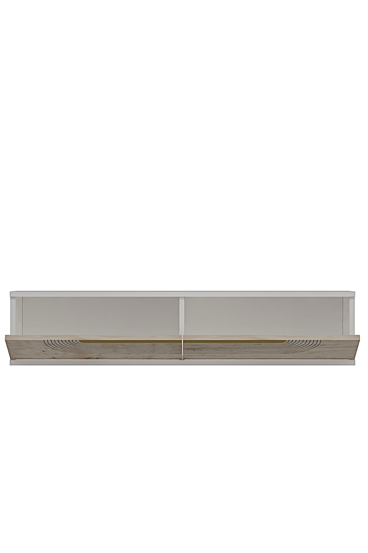 Συρταριέρα 120x25.5x29.6 εκ Λευκό / Travertine / Χρυσό 555CHM1606
