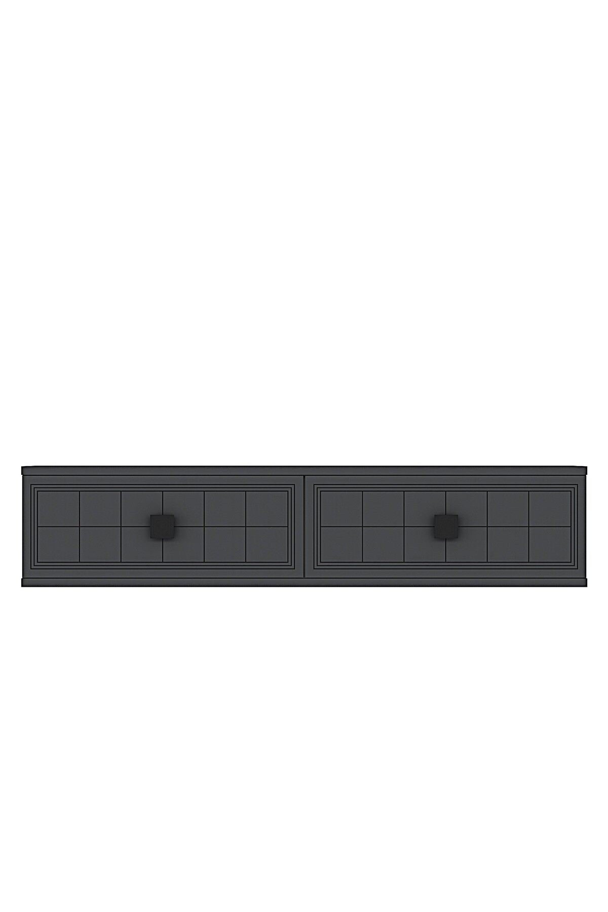 Συρταριέρα 120x25.5x29.6 εκ Ανθρακί 555CHM1613