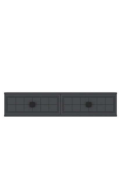 Συρταριέρα 120x25.5x29.6 εκ Ανθρακί 555CHM1613