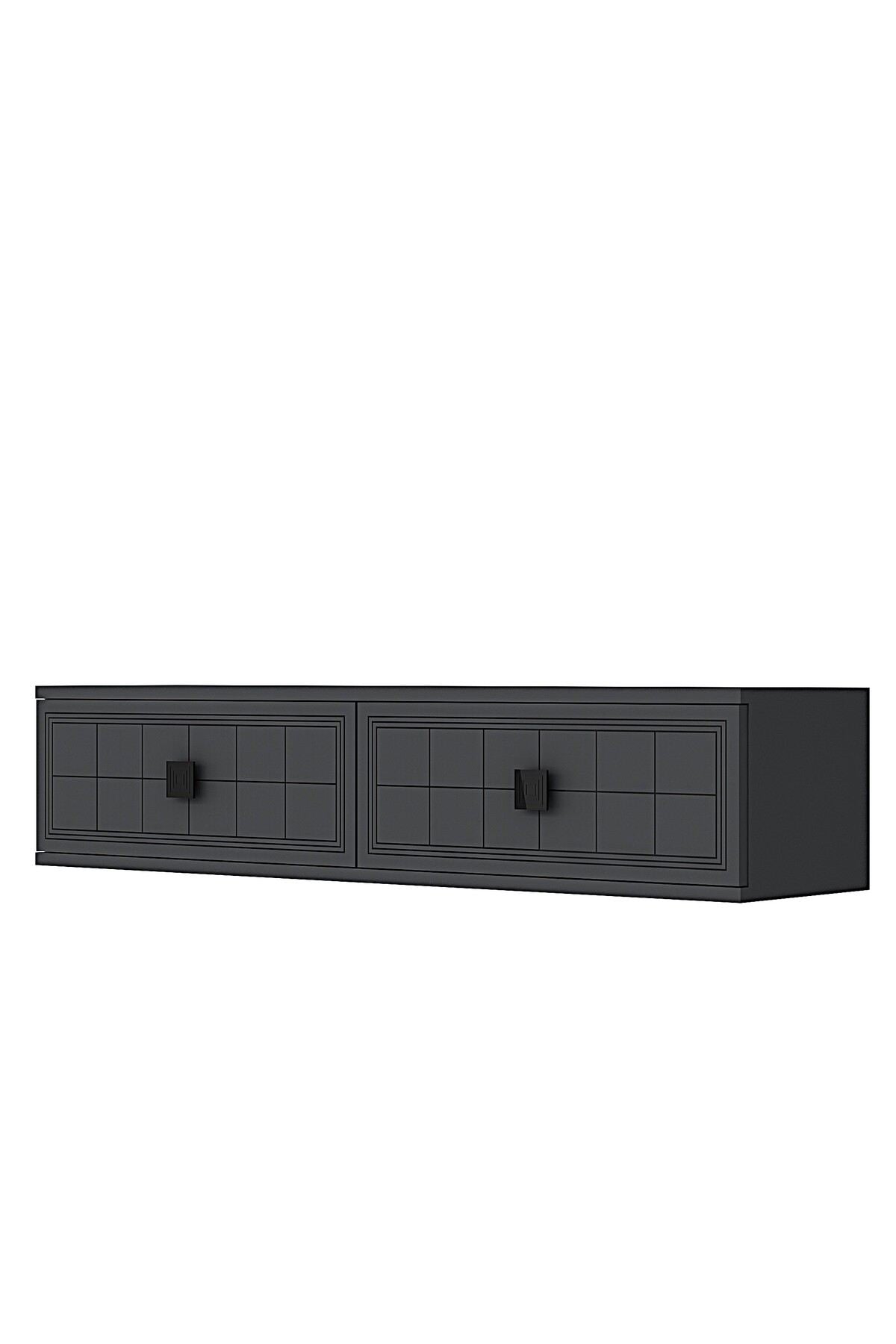 Συρταριέρα 120x25.5x29.6 εκ Ανθρακί 555CHM1613