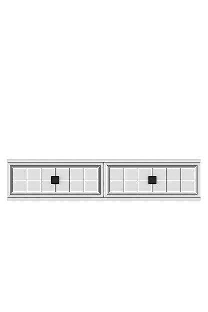 Συρταριέρα 120x25.5x29.6 εκ Λευκό 555CHM1615