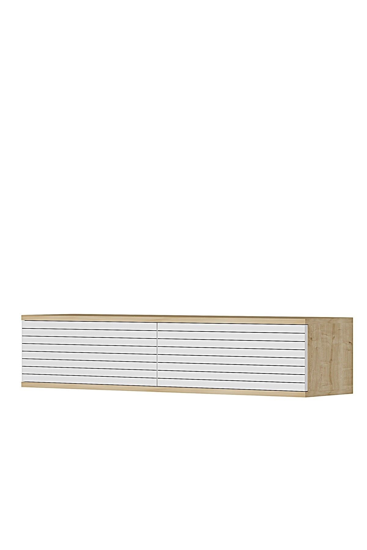 Συρταριέρα 120x25.5x29.6 εκ Δρυς Sapphire / Λευκό 555CHM1648