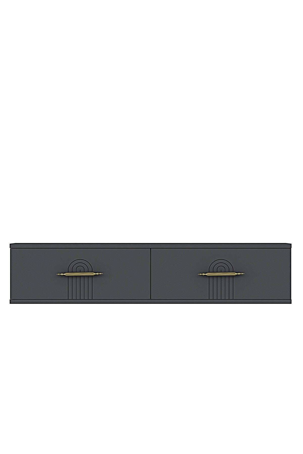 Συρταριέρα 120x25.5x29.6 εκ Ανθρακί 555CHM1649
