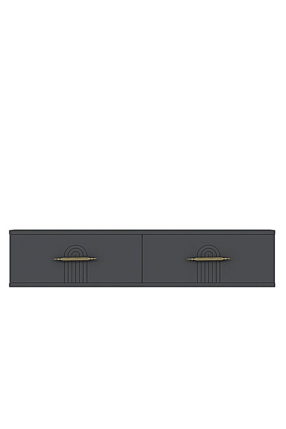 Συρταριέρα 120x25.5x29.6 εκ Ανθρακί 555CHM1649