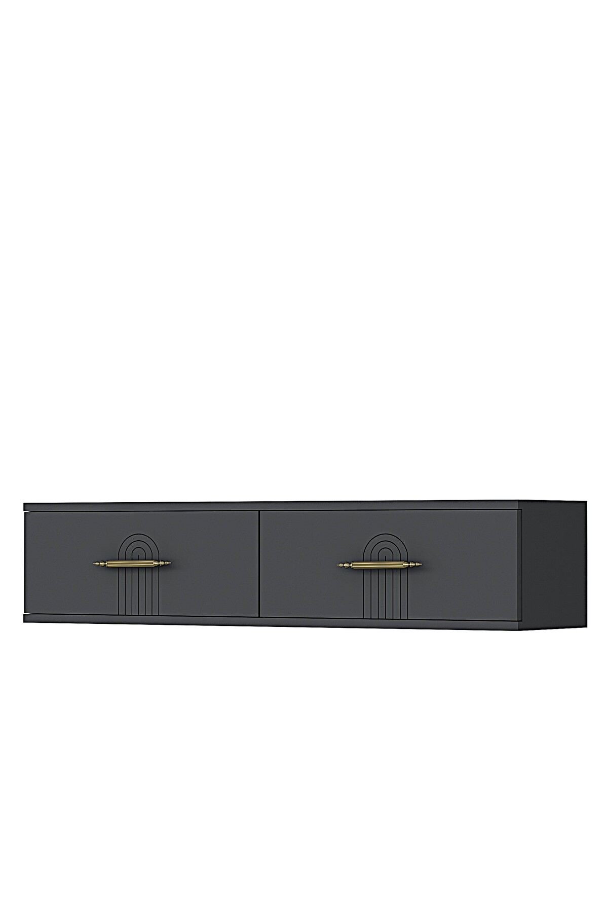 Συρταριέρα 120x25.5x29.6 εκ Ανθρακί 555CHM1649