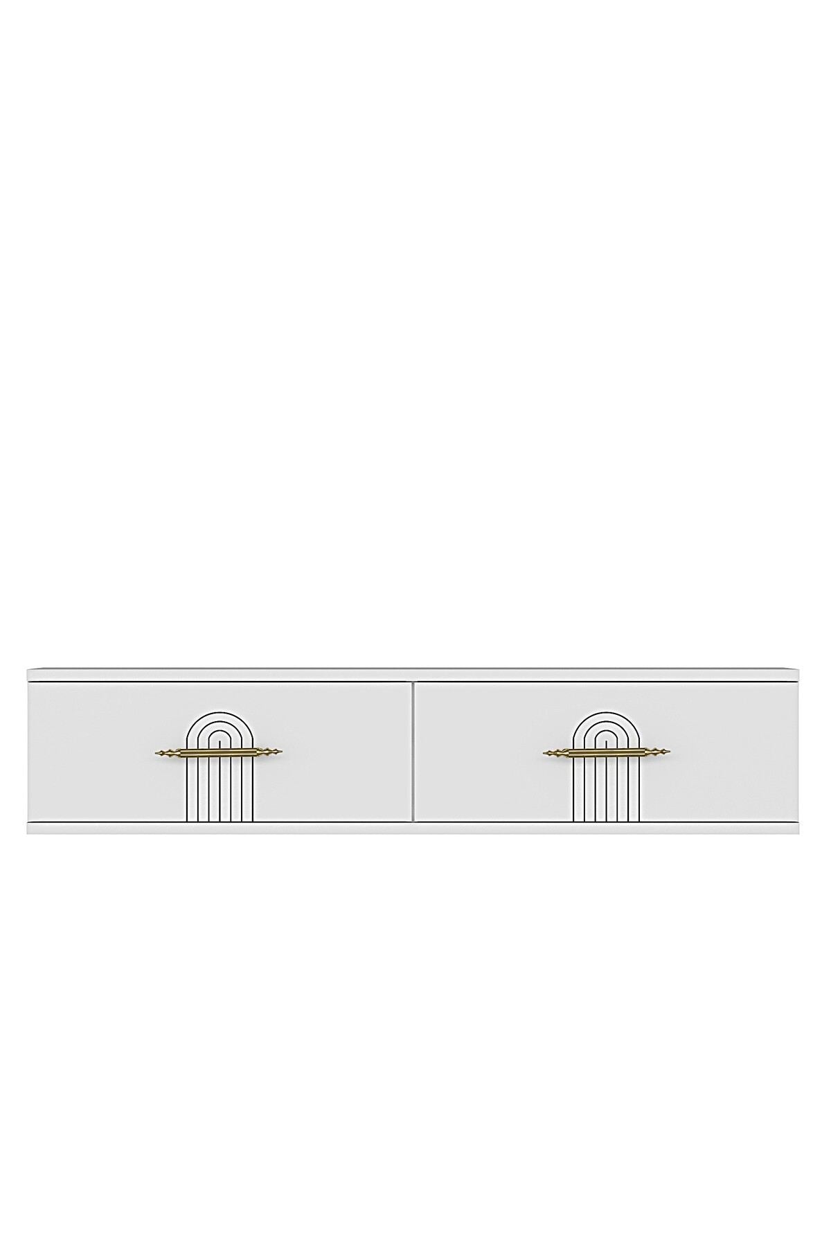 Συρταριέρα 120x25.5x29.6 εκ Λευκό 555CHM1651