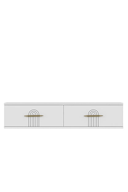 Συρταριέρα 120x25.5x29.6 εκ Λευκό 555CHM1651