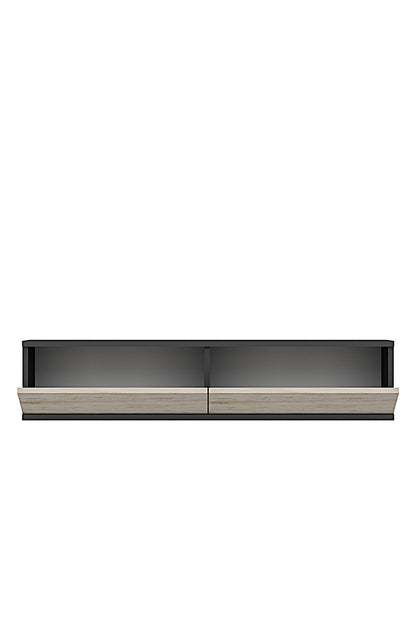 Συρταριέρα 120x25.5x29.6 εκ Ανθρακί / Travertine 555CHM1665