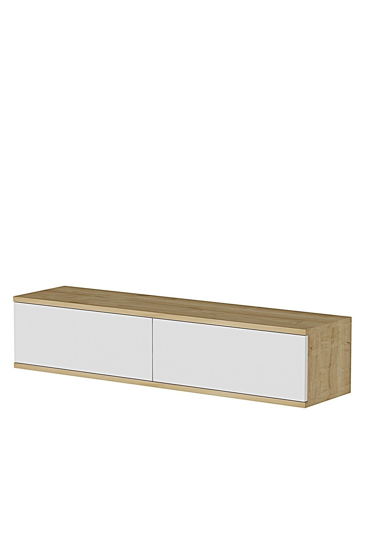 Συρταριέρα 120x25.5x29.6 εκ Δρυς Sapphire / Λευκό 555CHM1668