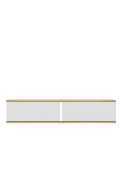 Συρταριέρα 120x25.5x29.6 εκ Δρυς Sapphire / Λευκό 555CHM1668
