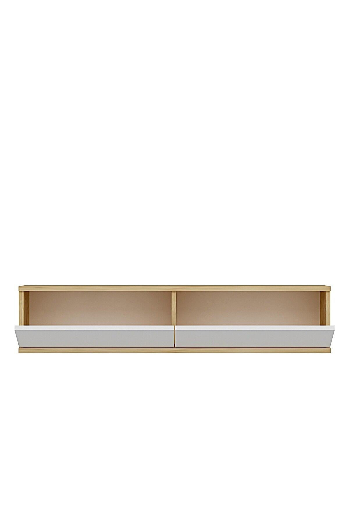 Συρταριέρα 120x25.5x29.6 εκ Δρυς Sapphire / Λευκό 555CHM1668