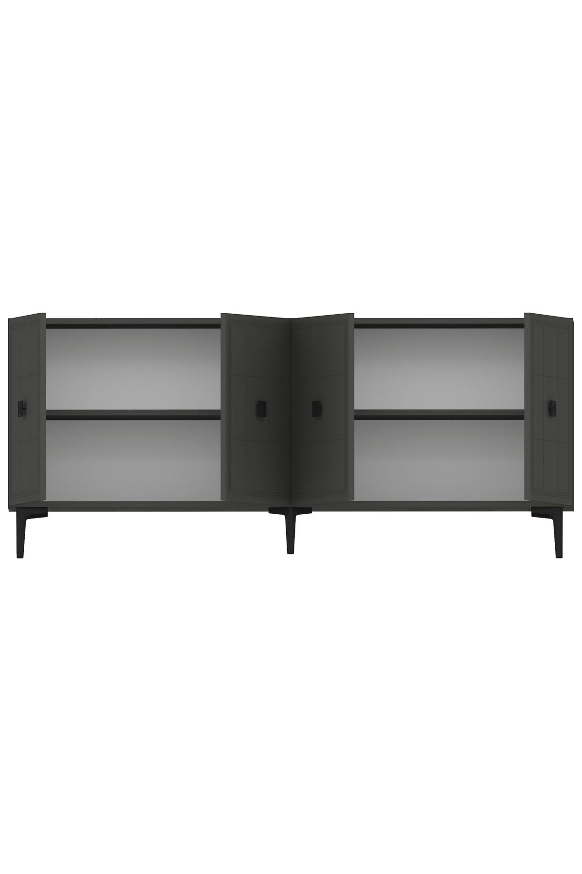 Κονσόλα Μπουφές 180x75x32 εκ Ανθρακί 555CHM1669