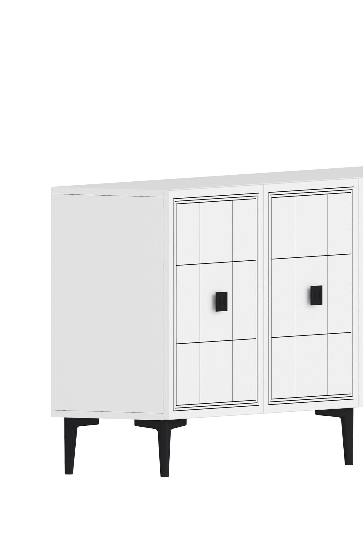 Κονσόλα Μπουφές 180x75x32 εκ Λευκό 555CHM1670