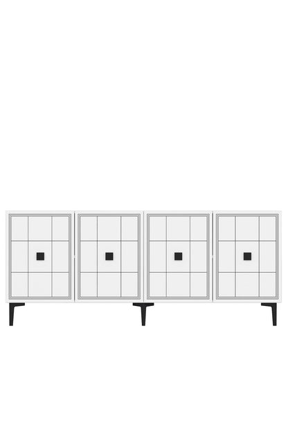 Κονσόλα Μπουφές 180x75x32 εκ Δρυς Sapphire / Λευκό 555CHM1671