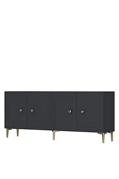 Κονσόλα Μπουφές 180x75x32 εκ Ανθρακί 555CHM1678