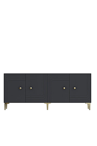 Κονσόλα Μπουφές 180x75x32 εκ Ανθρακί 555CHM1678