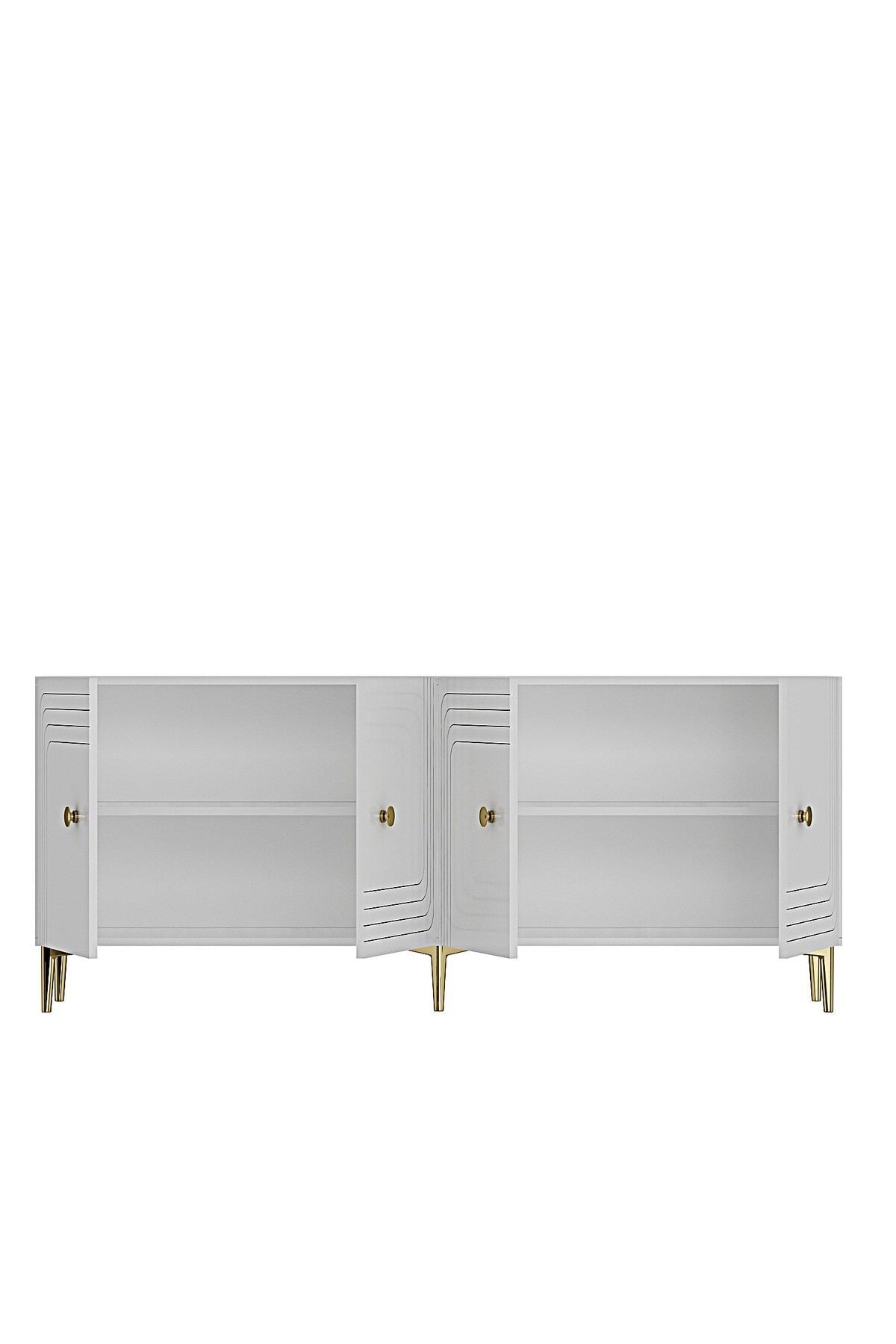 Κονσόλα Μπουφές 180x75x32 εκ Λευκό 555CHM1679