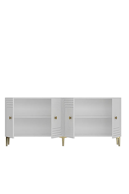 Κονσόλα Μπουφές 180x75x32 εκ Λευκό 555CHM1679
