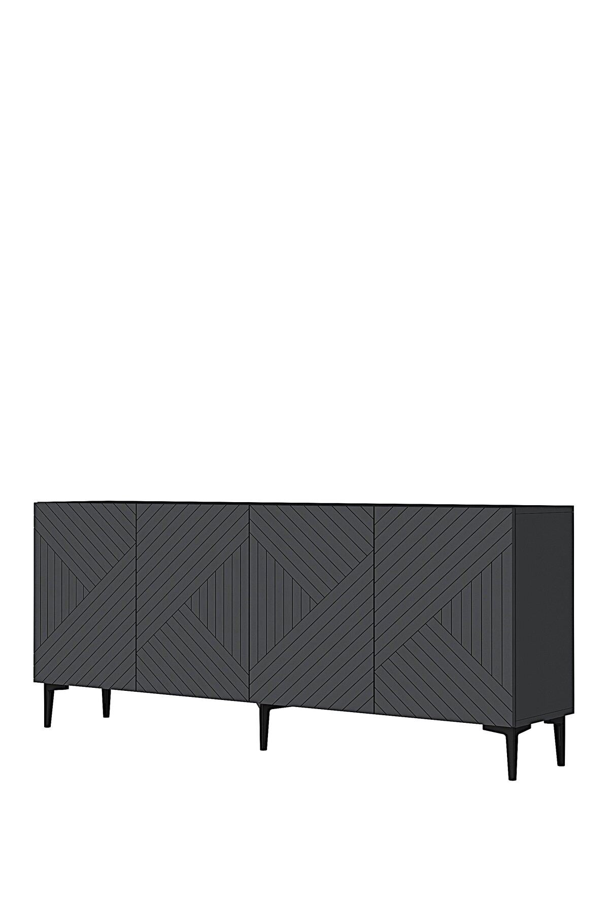 Κονσόλα Μπουφές 180x75x32 εκ Ανθρακί 555CHM1681