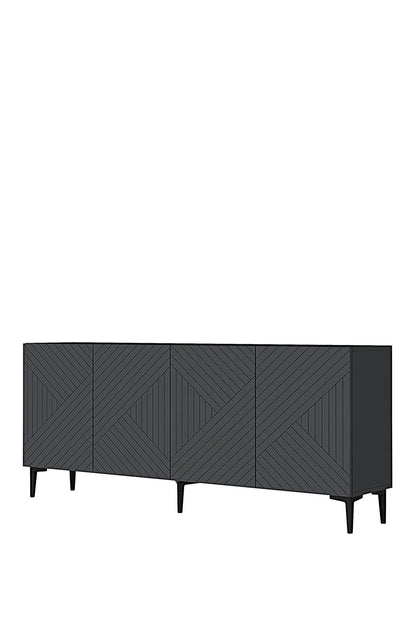 Κονσόλα Μπουφές 180x75x32 εκ Ανθρακί 555CHM1681