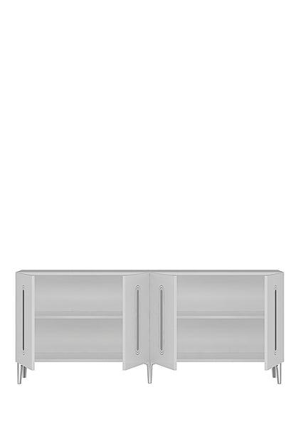 Κονσόλα Μπουφές 180x75x32 εκ Λευκό / Ασημί 555CHM1688