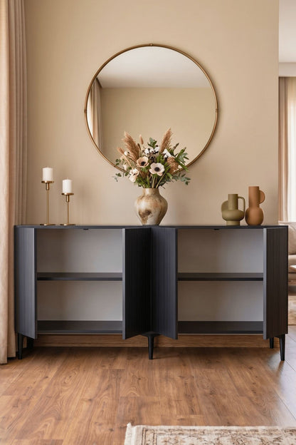 Κονσόλα Μπουφές 180x75x32 εκ Ανθρακί 555CHM1691
