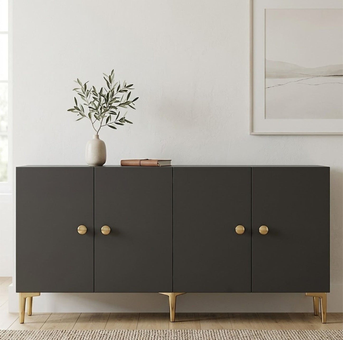 Κονσόλα Μπουφές 180x75x32 εκ Ανθρακί 555CHM1694