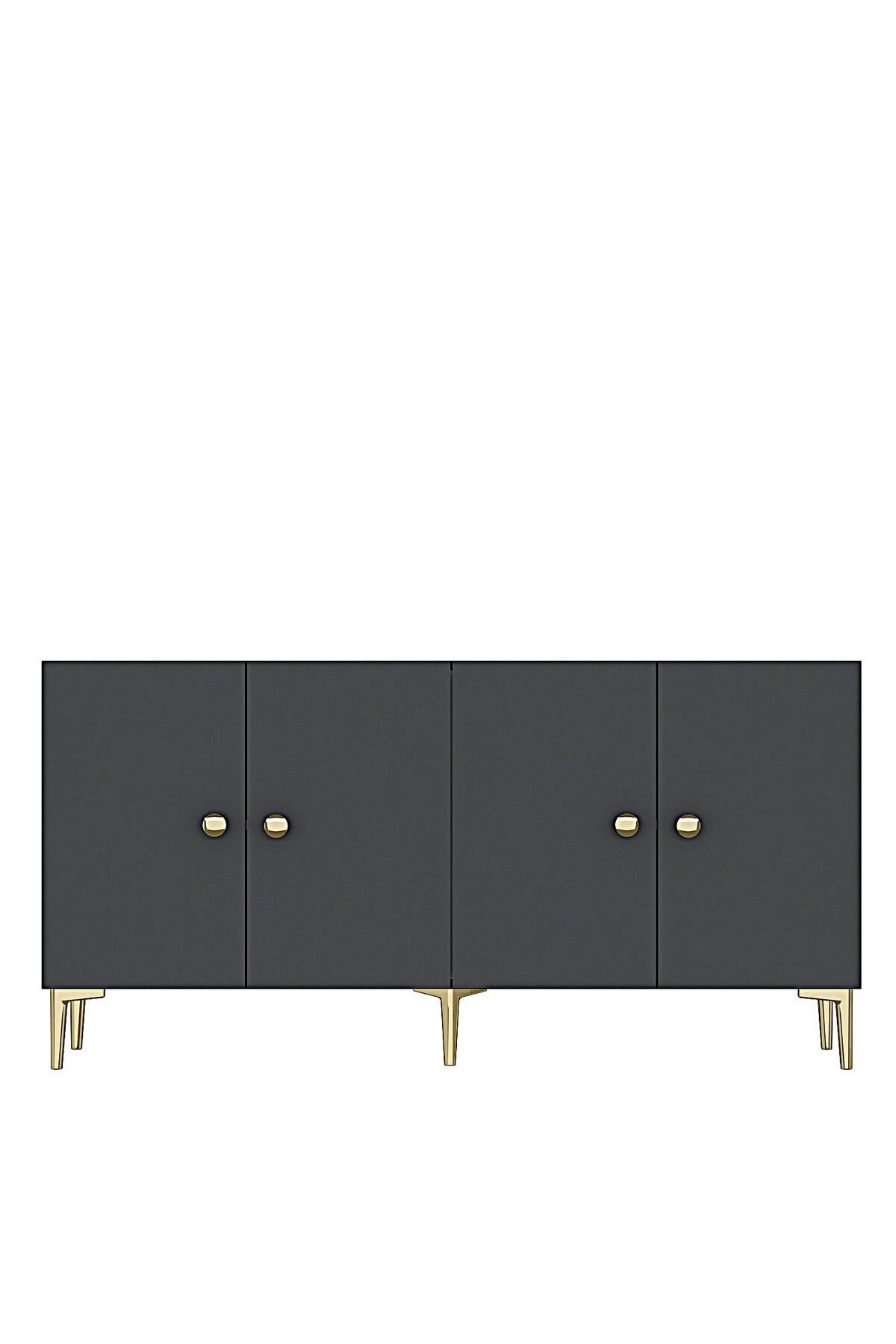 Κονσόλα Μπουφές 180x75x32 εκ Ανθρακί 555CHM1694