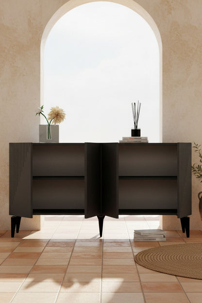 Κονσόλα Μπουφές 150x79x32 εκ Ανθρακί 555CHM1714