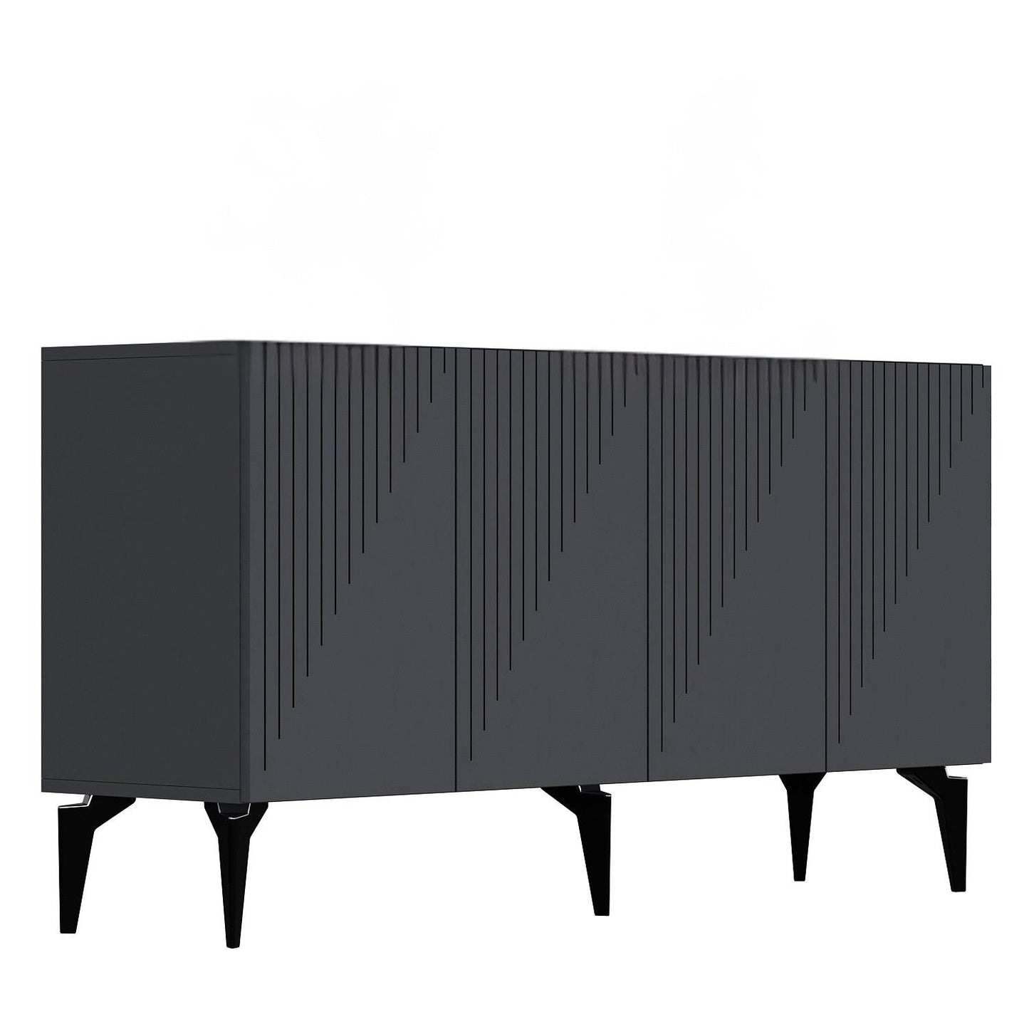 Κονσόλα Μπουφές 150x79x32 εκ Ανθρακί 555CHM1714