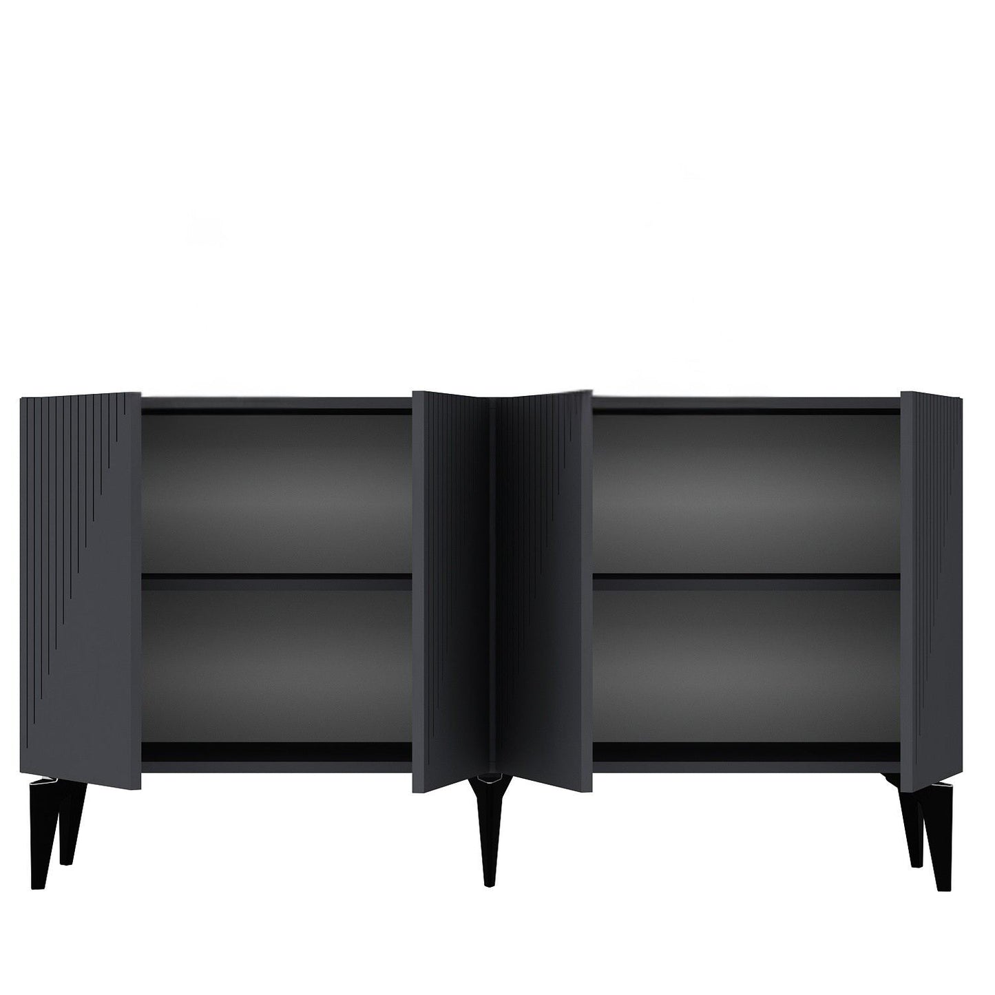 Κονσόλα Μπουφές 150x79x32 εκ Ανθρακί 555CHM1714
