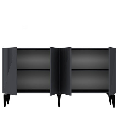 Κονσόλα Μπουφές 150x79x32 εκ Ανθρακί 555CHM1714