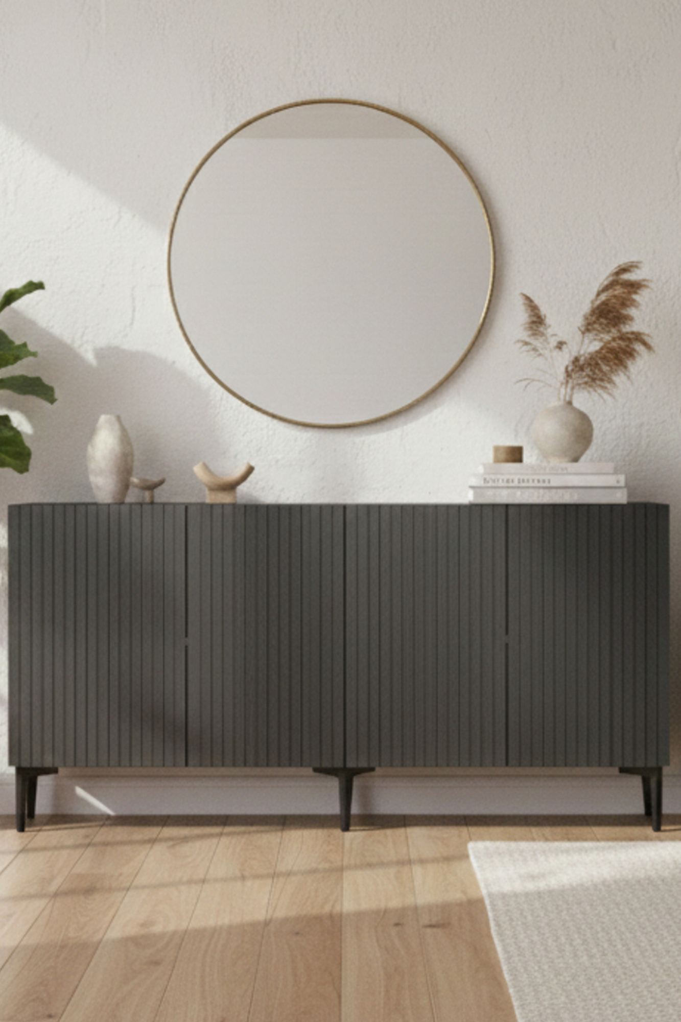 Κονσόλα Μπουφές 180x75x32 εκ Ανθρακί 555CHM1725