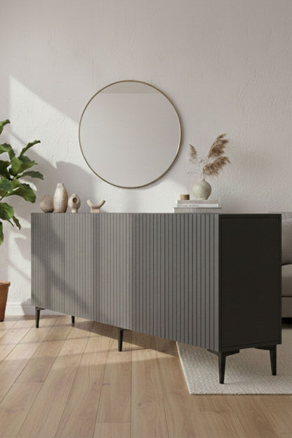 Κονσόλα Μπουφές 180x75x32 εκ Ανθρακί 555CHM1725