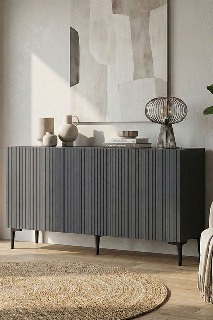 Κονσόλα Μπουφές 180x75x32 εκ Ανθρακί 555CHM1725