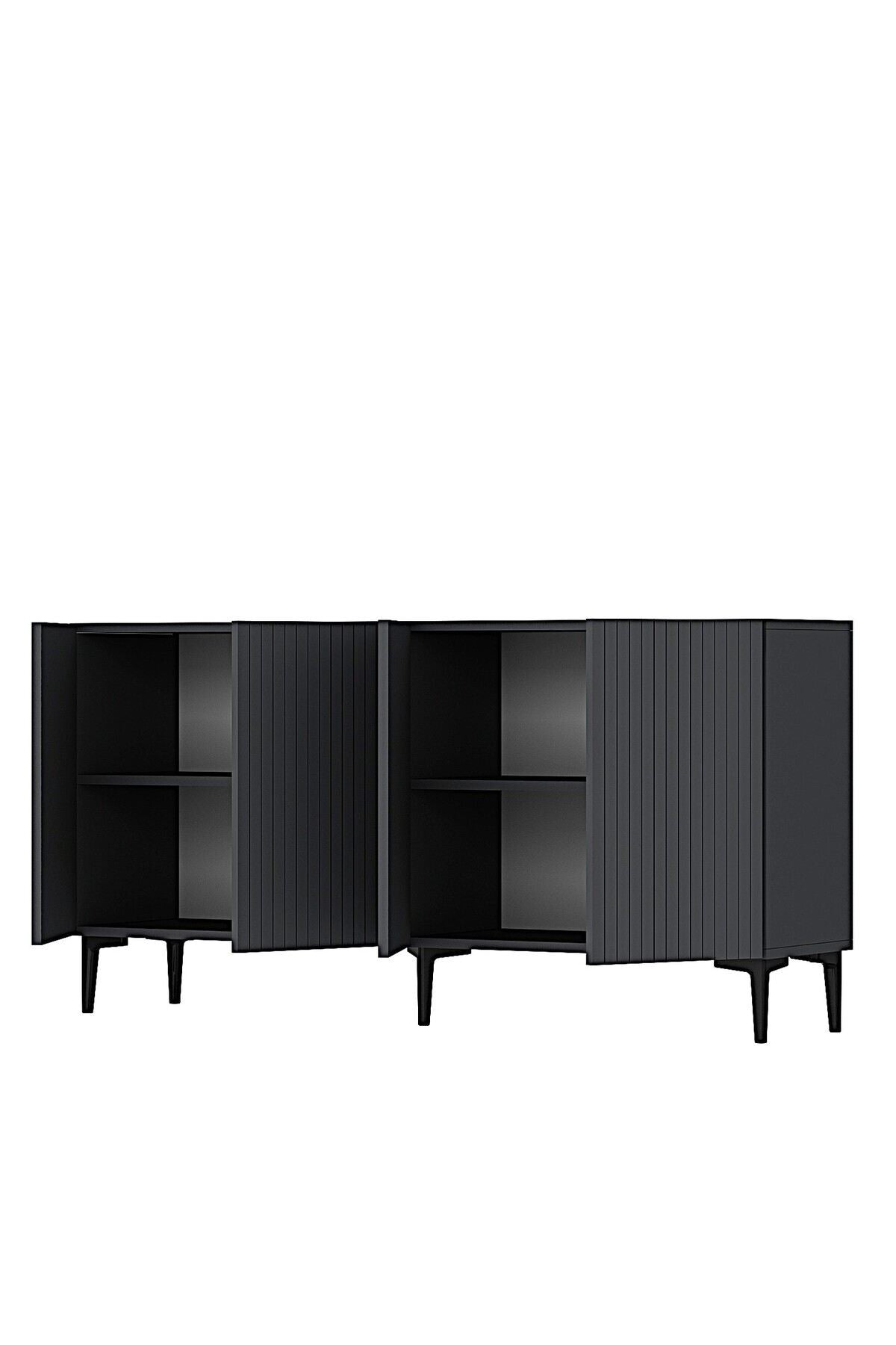 Κονσόλα Μπουφές 180x75x32 εκ Ανθρακί 555CHM1725